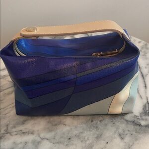 Pucci Blue and Beige Mini Bag